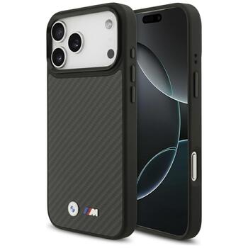 BMW M Kevlar Matt MagSafe Case Aizsargapvalks priekš Apple iPhone 17 Pro Max (BMHMP17X24CFMMK)