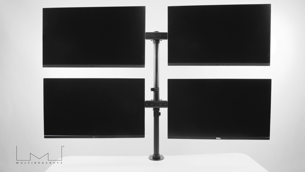 Multibrackets MB-3316 Turētājs pie galda uz 4 monitoram līdz 27