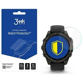 3MK FlexibleGlass Watch Solar/Sapphire 47mm Hybrid Glass Защитная пленка для смарт-часов Garmin Fenix 8 (5903108604789)