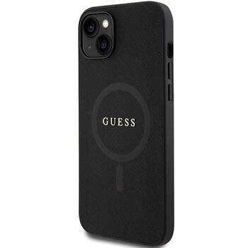 Guess GUHMP15MPSAHMCK Hardcase Saffiano MagSafe Защитный чехол для iPhone 15 Plus / 14 Plus 6.7