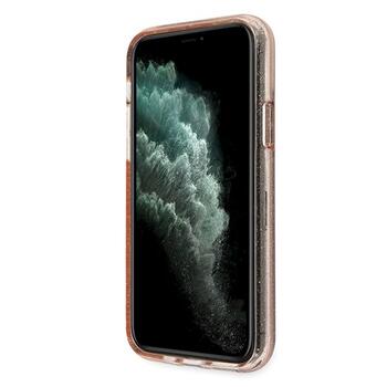 Guess GUHCN65PCGLPI Hardcase Glitter Защитный чехол для iPhone 11 Pro Max / розовый (GUHCN65PCGLPI)