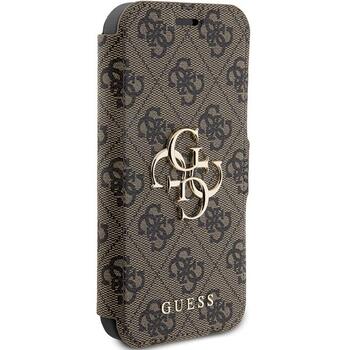 Guess GUBKP15L4GMGBR Book 4G Metal Logo Защитный чехол для iPhone 15 Pro 6.1