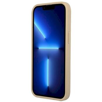 Guess GUHCP14XPSATLE Saffiano Triangle Logo Защитный чехол для iPhone 14 Pro Max 6,7