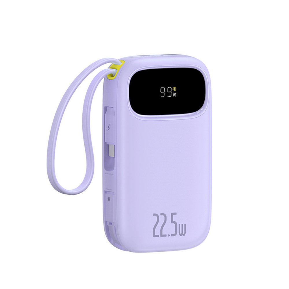 Baseus EnerFill FC21 Qpow 3 Ultra Портативный аккумулятор 20000 mAh 22.5W / фиолетовый (6932172691226)