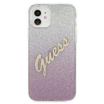 Guess GUHCP12SPCUGLSPI Glitter Gradient Script Защитный чехол для iPhone 12 mini 5,4