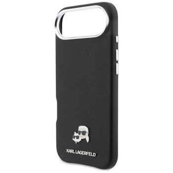 Case Karl Lagerfeld Karl & Choupette Head Pins Saffiano MagSafe Защитный чехол для iPhone Air / чёрный (KLHMP17M6PFKCLK)