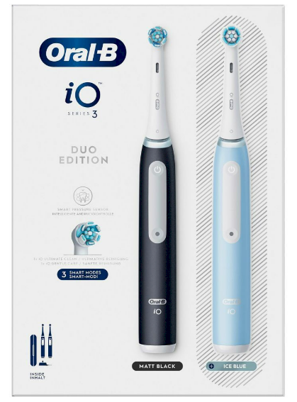 Oral-B iO Series 3 Duo Elektriskās zobu birstes 2 gab (8006540731659)