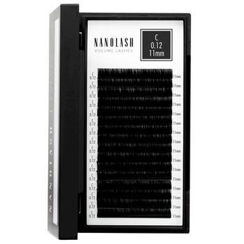 Nanolash Volume Lashes Ресницы для наращивания 0.12 D 11 mm (5905997306331)