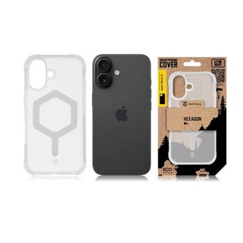 Tactical MagForce Hexagon Cover Защитный чехол для Apple iPhone 16 / белый (TA-57983127332)
