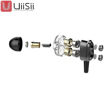 UiiSii Premium Hi-Res Oriģinālas Austiņas ar Mikrofonu un Skaļuma Regulēšanas pulti / 3.5mm / 1.2m (IT-DT800)