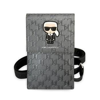 Karl Lagerfeld Ikonik Karl Monogram Patch Rokassoma / sudrabs (KLWBSAMIPG)