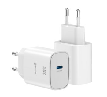 Swissten Edge Сетевое зарядное устройство USB-C GaN 20W White (22071711)