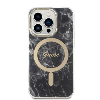 Guess Set GUBPP14XHMEACSK Aizsargapvalks un lādētājs priekš iPhone 14 Pro Max 6,7