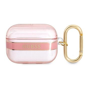 Guess GUAPHHTSP Strap Collection Защитный чехол для AirPods Pro / розовый (GUAPHHTSP)