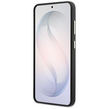 Guess Grained Big 4G Metal Logo Case Aizsargapvalks priekš Samsung Galaxy S26 / melns (GUHCS26S5PS4RGGK)