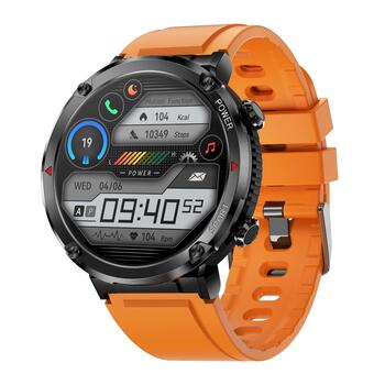 Gravity GT21-2 Смарт-часы с оранжевым силиконовым ремешком (GT21-2)