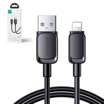 Joyroom USB - Lightning Uzlādes kabelis priekš Multi-Color Series A14 480mb/s 2.4A 1.2m / melns (JR-S-AL012A14B)