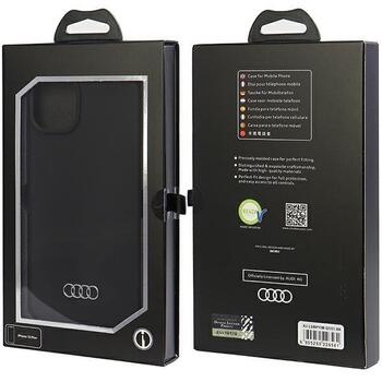 Audi Silicone Back Case Защитный Чехол для Apple iPhone 15 Plus (AU-LSRIP15M-Q3/D1-BK)