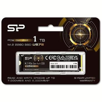 Silicon Power US75 SSD Диск 1TB / M.2 PCI Express 4.0 / NVMe (SP01KGBP44US7505)