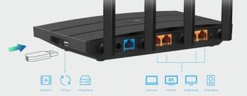 TP-LINK Archer C6U Dual-Band Gigabit Router Беспроводной Рутер (ARCHERC6U)