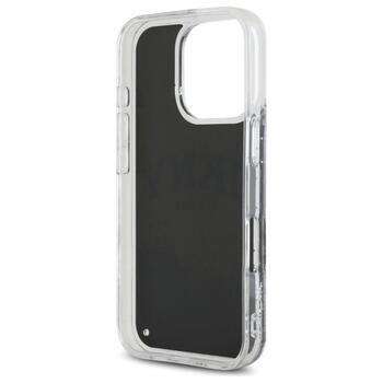 DKNY Liquid Glitter Arch Logo Защитный Чехол для Apple iPhone 16 Pro Max (DKHCP16XLBNAEK)