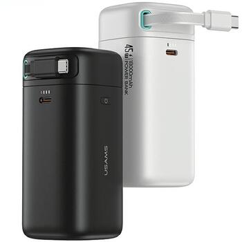 Usams PD45W Повер Банк с Проводом Type-C / 18000 mAh (20KCD21601)