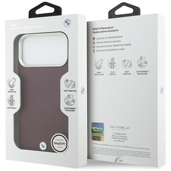 BMW Sign Full Wrapped Metal MagSafe Case Защитный Чехол для Apple iPhone 17 Pro Max (BMHMP17X23PUFWR)