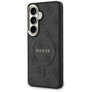 Guess 4G Embossed Ring MagSafe Case Защитный чехол для Samsung Galaxy S26 Plus / чёрный (GUHMS26MP4MSEGCK)