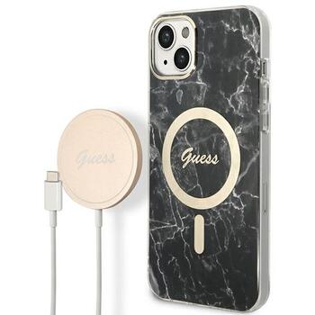 Guess Set GUBPP14SHMEACSK Case+ Charger Защитный чехол для iPhone 14 / 15 / 13 6,1