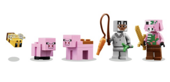 LEGO 21268 Minecraft The Baby Pig House Конструкторы (21268)
