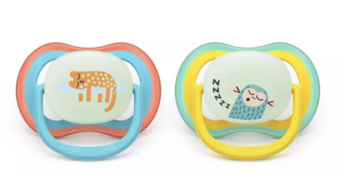 Philips Avent Ultra Air Night Соска 18m+ 2шт (SCF376/32)