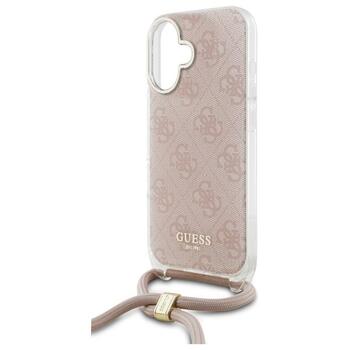 Guess GUHCP16SHC4SEP Hardcase Crossbody Cord 4G Print Защитный чехол для iPhone 16 6.1