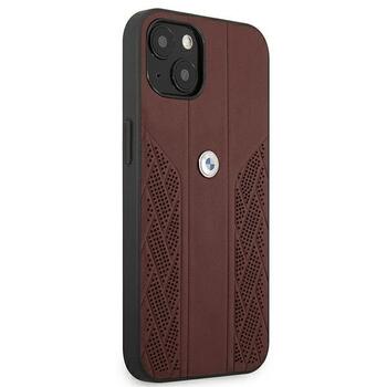 BMW BMHCP13MRSPPR Back Case Кожанный Чехол для телефона Apple iPhone 13 Kpacный (BMHCP13MRSPPR)