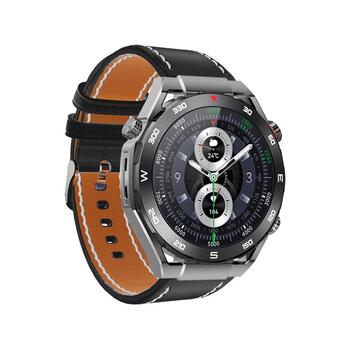 Smartwatch VELTORI VT100-1 Смарт-часы с чёрным силиконовым ремешком и чёрным ремешком из экокожи / чёрный (VT100-1)