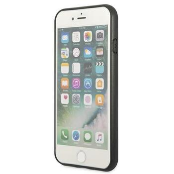 Guess GUHCI8G4GFBR Hardcase 4G Metal Gold Logo Aizsargapvalks priekš iPhone SE 2022 / 2020 / 7 / 8 / brūns (GUHCI8G4GFBR)
