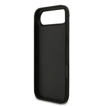 Guess PU Fixed Glitter 4G Metal Logo Case Чехол для Apple iPhone 17 Air (GUHCP17MHG4SGK)