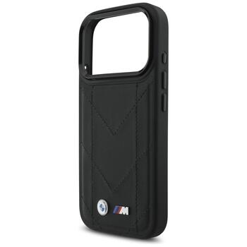 BMW M Quilted Logo MagSafe Case Защитный Чехол для Apple iPhone 17 Pro (BMHMP17L25PSECHK)