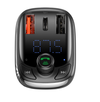 Baseus S-13 Auto Lādētājs FM / MP3 / Bluetooth (BRA012755)