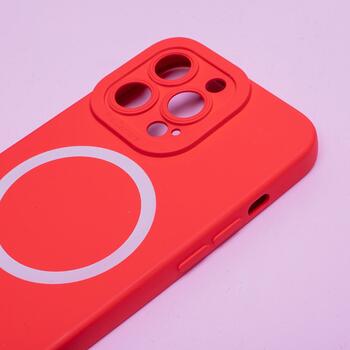 Mocco Silicon MagSafe Case Силиконовый Чехол для Apple iPhone 14 Pro (MC-SMS-IPH-14PR-RD)
