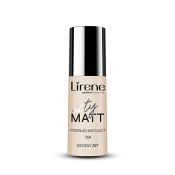Lirene City Matt Fluid Тональный флюид 207 Beige 30 ml (5900717062078)