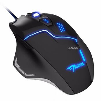 E-Blue EMS626 Mazer V2 Игровая мышь с Дополнительными кнопками / LED Подсветка / 2500 DPI / USB Черная (EMS626BKAA-IU)