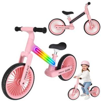 Trike Fix Glow LED Детский Беговел Розовый (5903039770768)