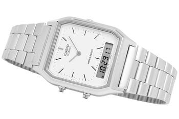 CASIO AQ-230A-7DMQYES Sieviešu pulkstenis / Sudraba (AQ-230A-7DMQYES)