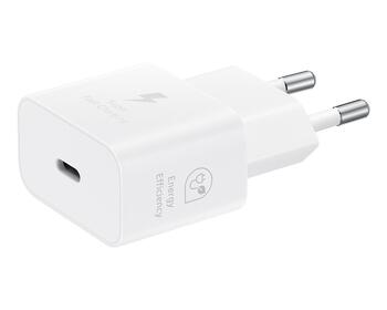 Samsung EP-T2510EWE + EP-DN980BWE USB-C 25W Travel Charger + USB-C Data Cable Сетевое зарядное устройство + USB-C кабель для передачи данных для Samsung / белый (EP-T2510EWE + EP-DN980BWE)