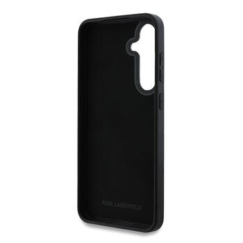 Karl Lagerfeld 3D Rubber Karl and Choupette Case Защитный чехол для Samsung Galaxy S24 FE / чёрный (KLHCS24FE3DRKCNK)