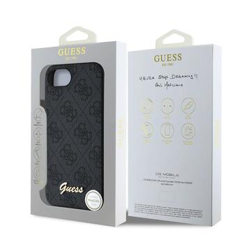 Guess 4G Script Logo MagSafe Чехол для Apple iPhone 16e (GUHMPSE4HG4SHK)