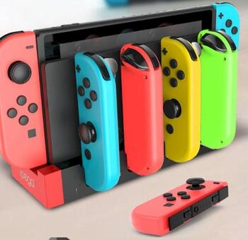 iPega 9186 Charger Dock pro N-Switch a Joy-con Зарядное устройство / чёрный/красный (PG-9186)
