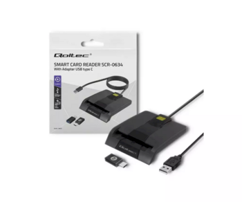 Qoltec 50634 Smart ID Считыватель карт (50634)