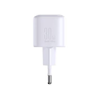 Joyroom JR-TCG15 Travel Charger Mini GaN Fast Charger Type-C, PD Зарядное устройство 30W / белый (JR-TCG15-WHT)