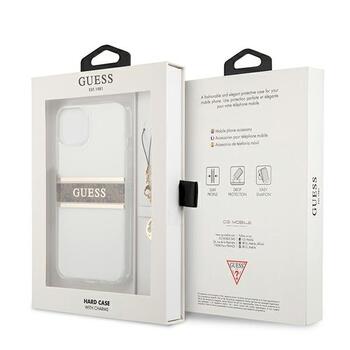 Guess GUHCP13SKB4GBR Aizsargapvalks priekš iPhone 13 mini 5,4